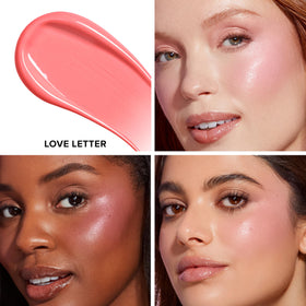 Too Faced dropper texture closeup displaying bouncy, blendable formula benefit