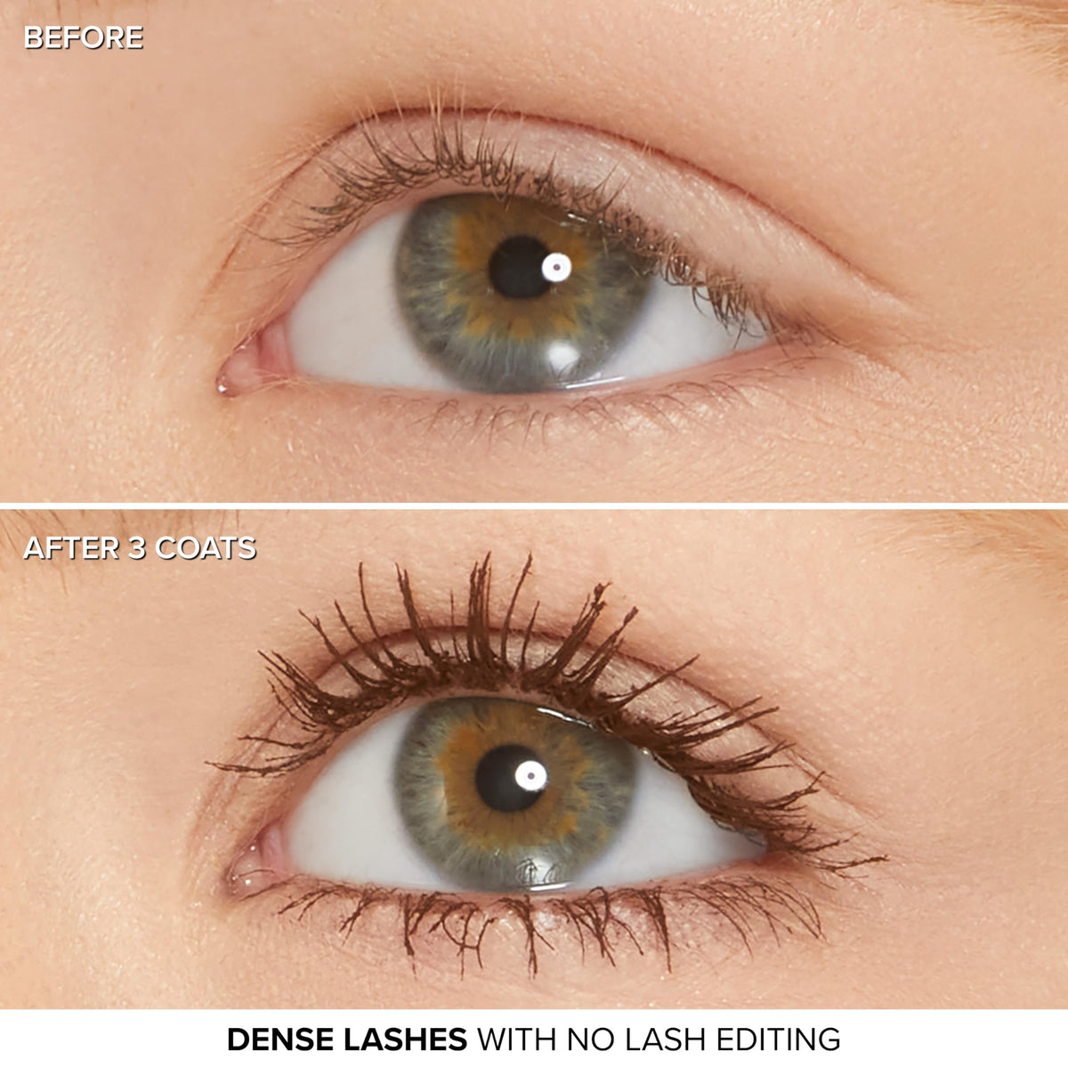 Too Faced open tube revealing formula texture and wand design