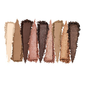 Too Faced palette open showing 16 modern nudes for versatile eye looks and coordination