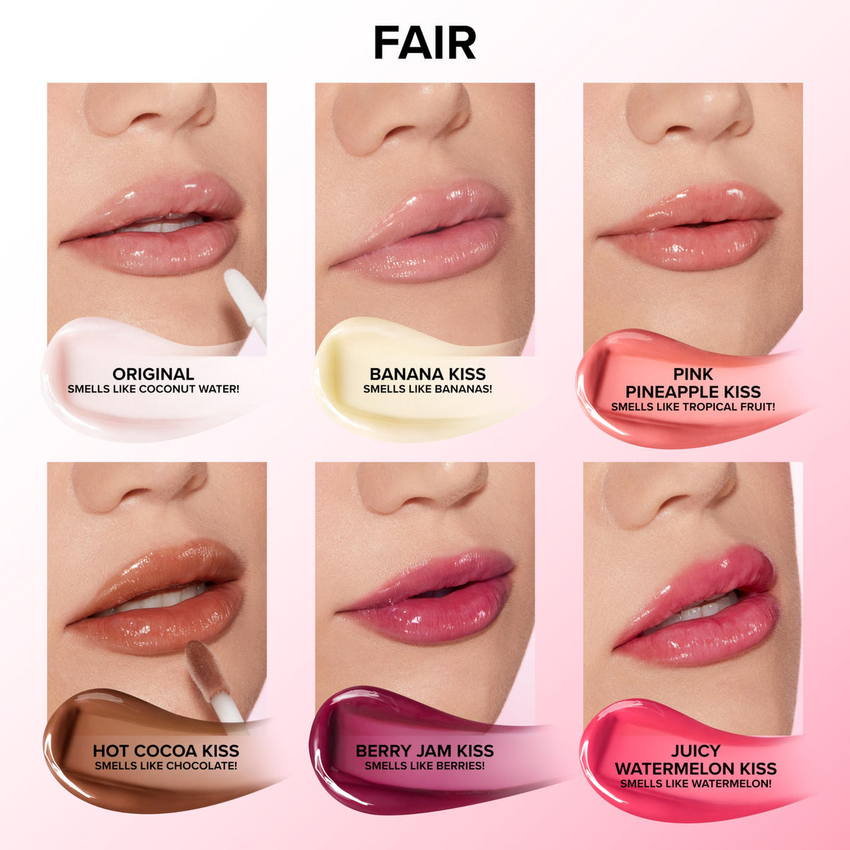 Too Faced creamy texture swatched on hand showing cushiony, hydrating finish
