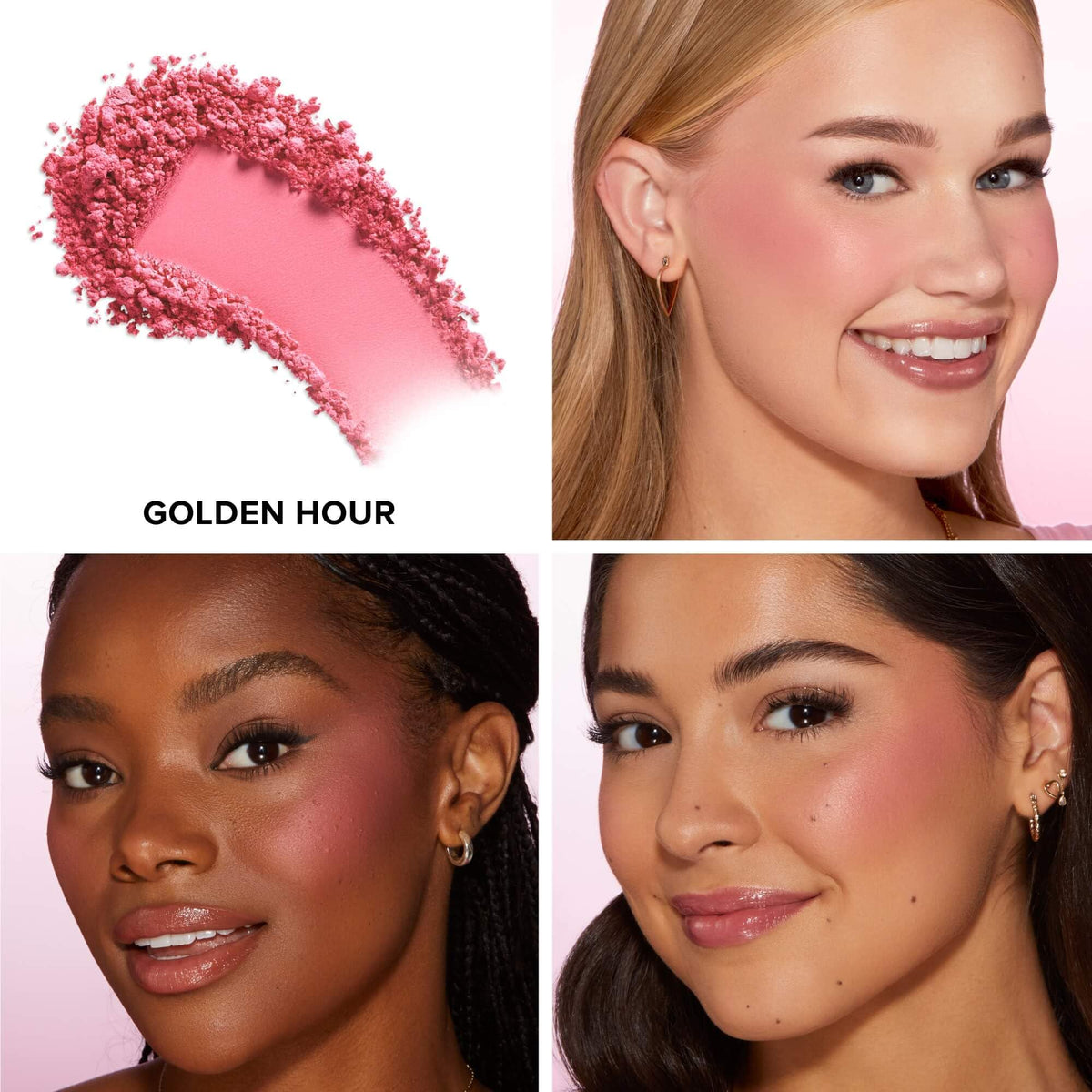 Too Faced close-up powder texture highlighting velvet finish and blendability benefit