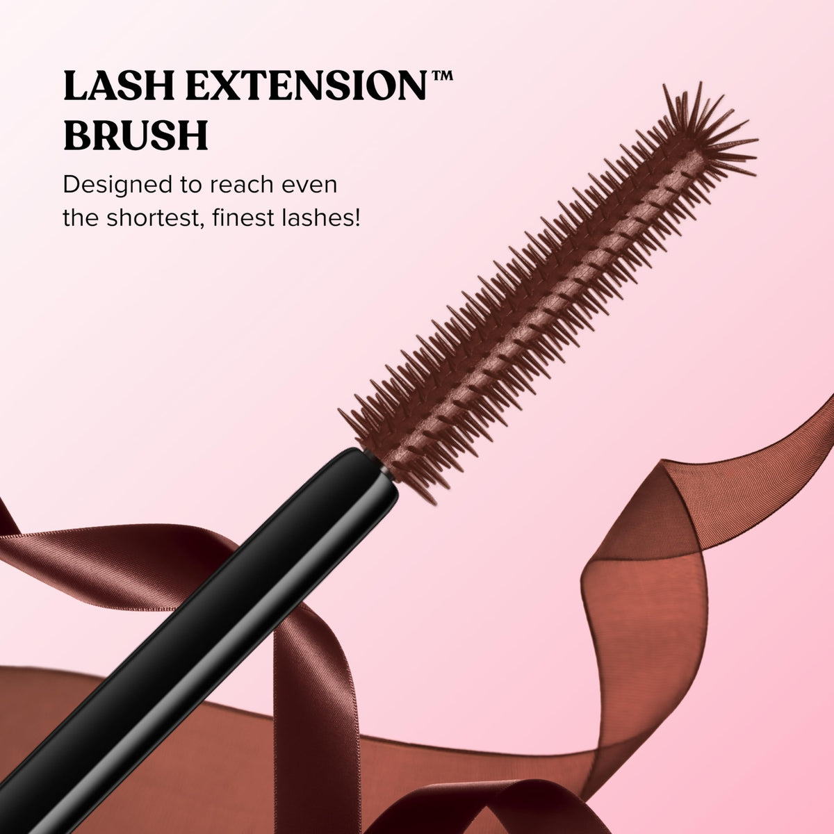 Too Faced model eye wearing mascara showing lifted, defined lashes