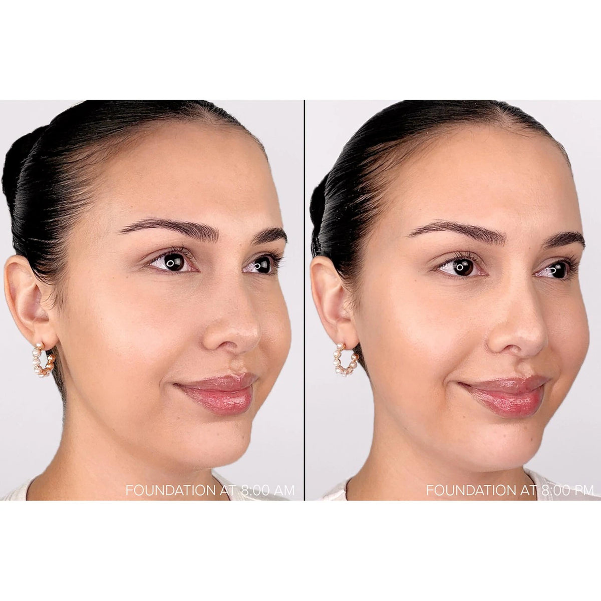 Too Faced spray nozzle in action releasing fine mist, shows even application benefit