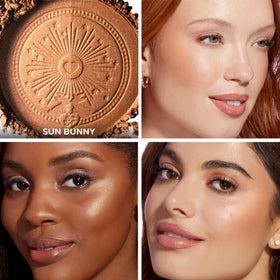 Too Faced powder texture close-up highlighting silky, blendable finish for natural glow