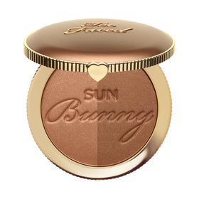 Too Faced Sun Bunny front compact view showing sleek packaging and travel-ready design