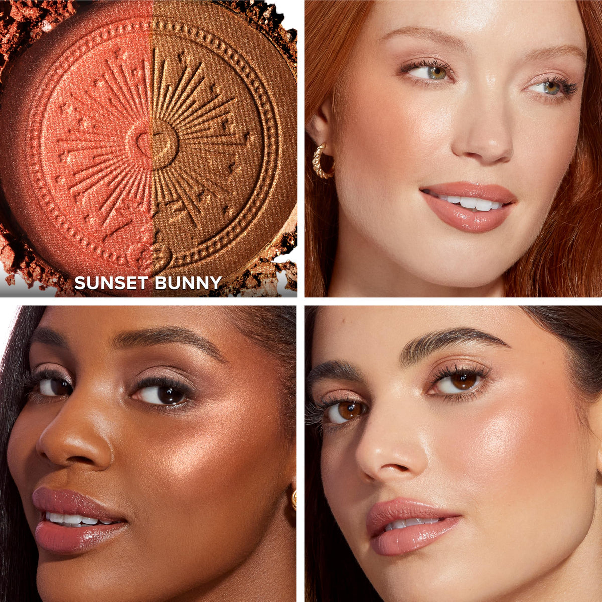 Too Faced arm swatch closeup showing blendable finish and true color