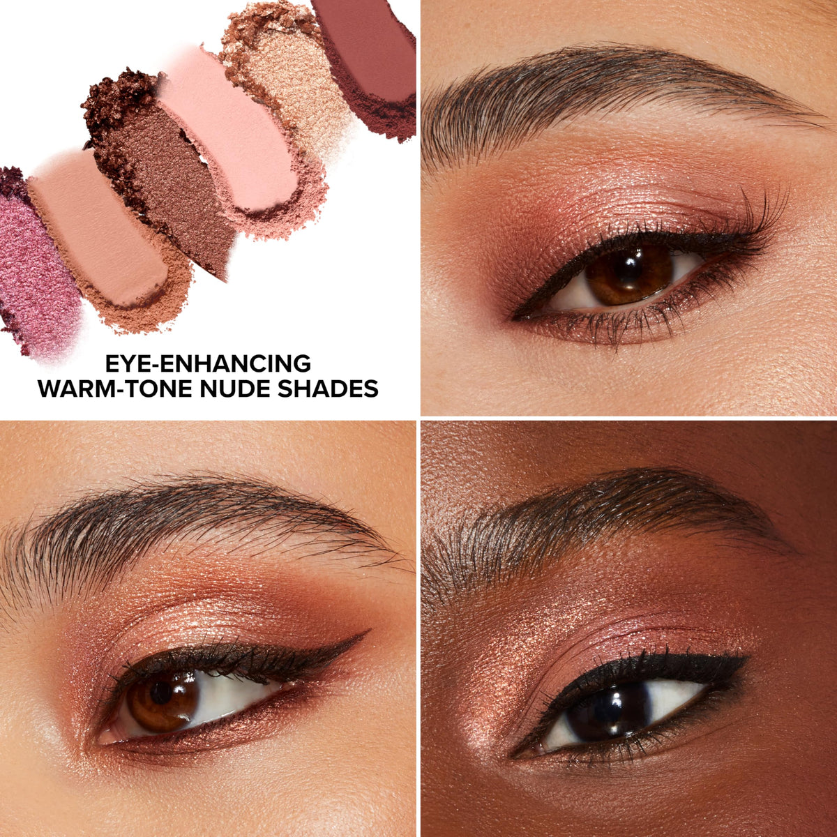 Too Faced fingertip applying shimmer shade demonstrating easy layering and intensity