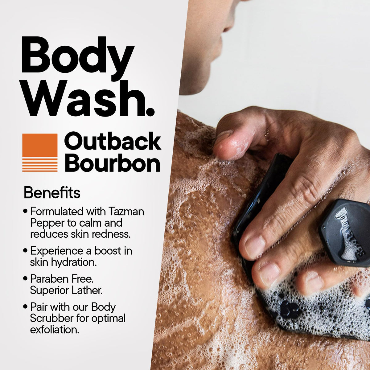 TOOLETRIES rich foam lather on hand illustrating deep-cleaning and moisturizing benefit