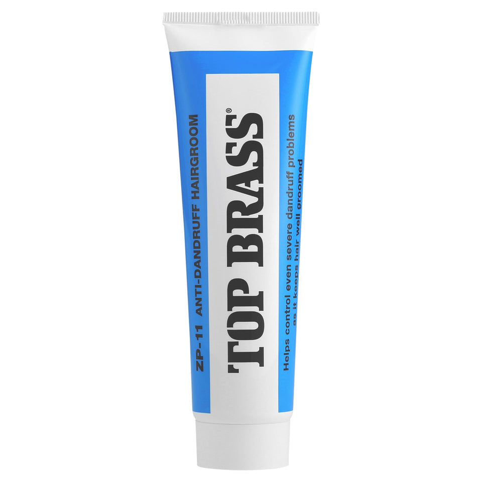 Top Brass front jar view showing neat packaging and brand clarity