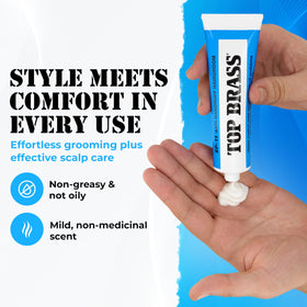 Top Brass on bathroom vanity lifestyle scene suggesting daily grooming routine