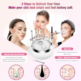 TopDirect nine sterile diamond tips arranged to show exfoliation options and precision