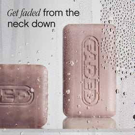 Topicals cleansing bar ingredient close-up showing kojic acid and vitamin C benefits