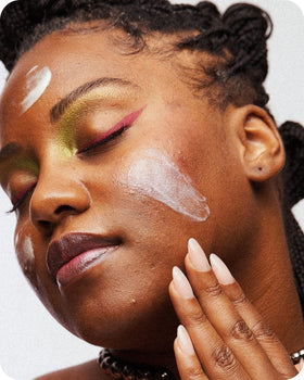 Topicals ingredient highlight with kojic acid and niacinamide emphasizing brightening benefit