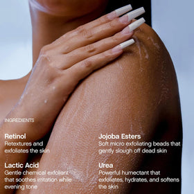 Topicals slather bar close-up texture highlighting gentle exfoliation