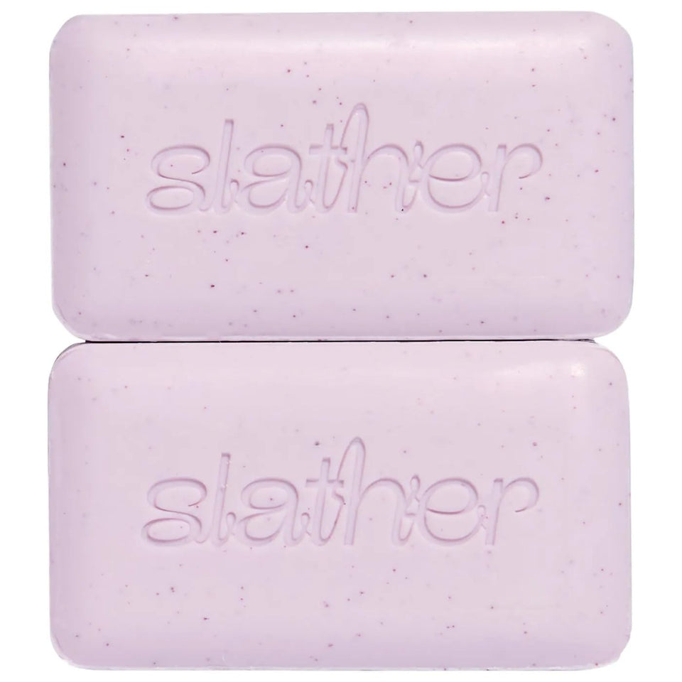 Topicals slather front packaging showing two bars and benefits
