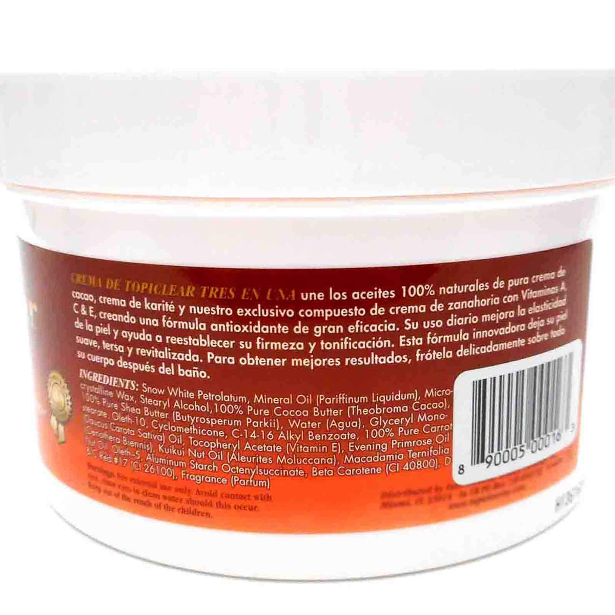 Topiclear applied to forearm demonstrating smooth, moisturized skin