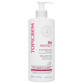 Topicrem balm front 500ml bottle showing label and benefit