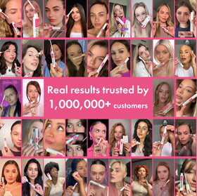 Toplash before and after illustration showing fuller lashes benefit