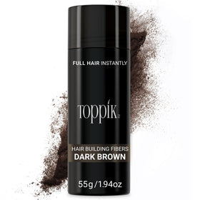 TOPPIK dark brown front packaging showing product and label benefit