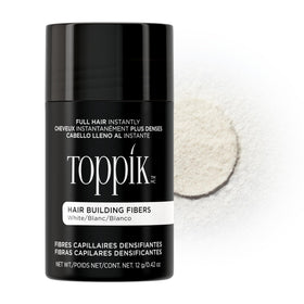 TOPPIK front packaging white 12g shows compact travel-friendly container