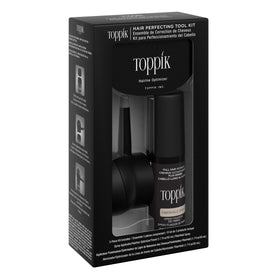 TOPPIK Hairline Optimizer close-up demonstrating textured edge for softer, natural hairline blending