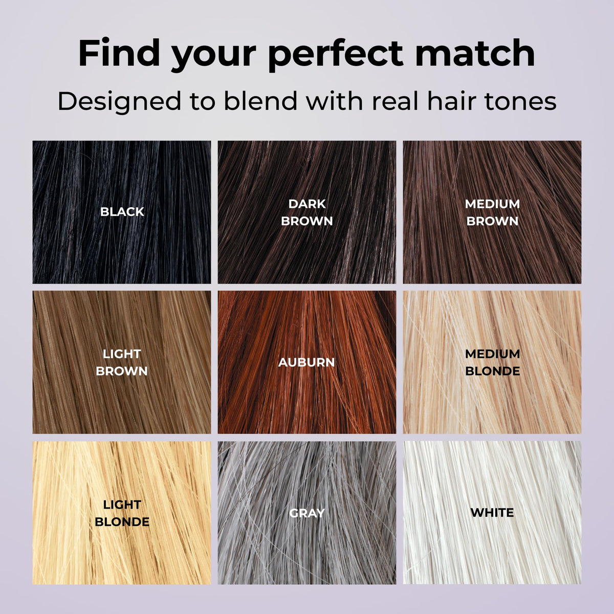 TOPPIK styled hair in mirror showing natural, fuller-looking results