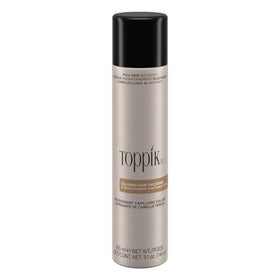 TOPPIK bottle front packaging showing light brown shade and benefits