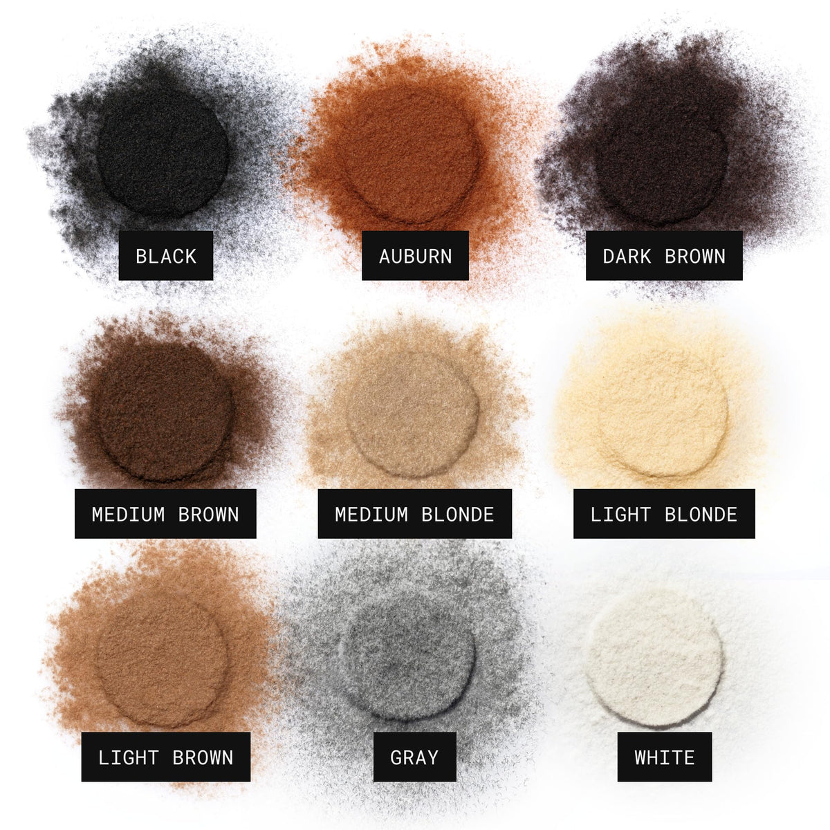 Toppik root touch-up in mirror for quick disguise and confidence benefit