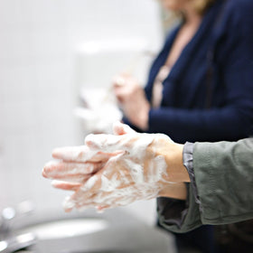 Tork extra mild in a public washroom setting demonstrating neutral scent suitability