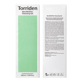 Torriden before and after texture comparison showing smoother, less oily skin appearance