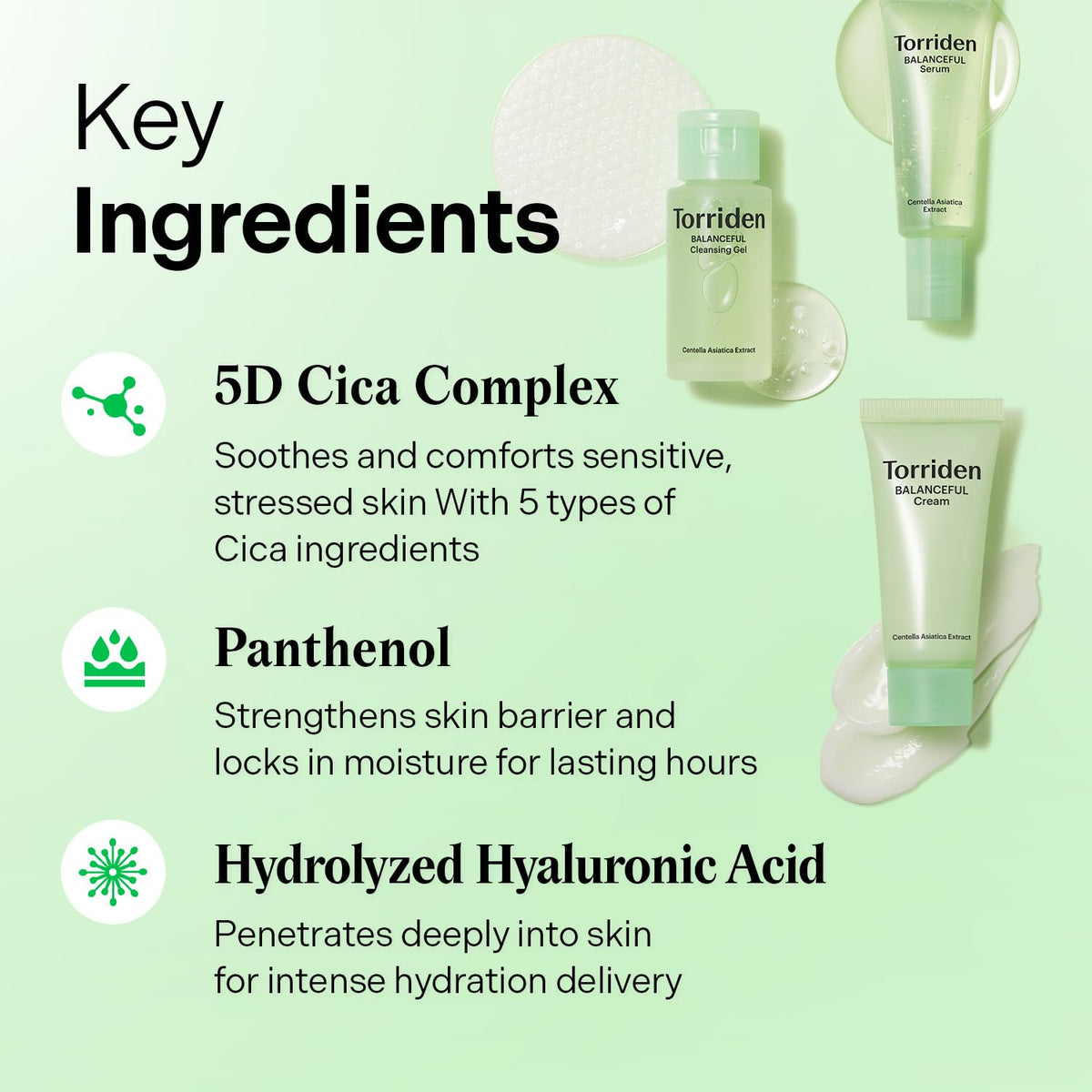 Torriden serum dropper with clear texture showing lightweight hydration