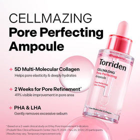 Torriden dropper dispensing serum illustrating precise dosing and hygienic use