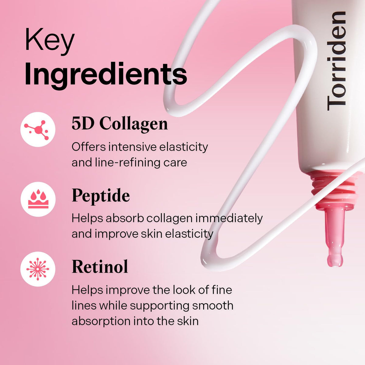 Torriden cream on finger ready to apply with lightweight feel