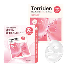 Torriden front packaging showing 4-pack and clean-beauty benefits