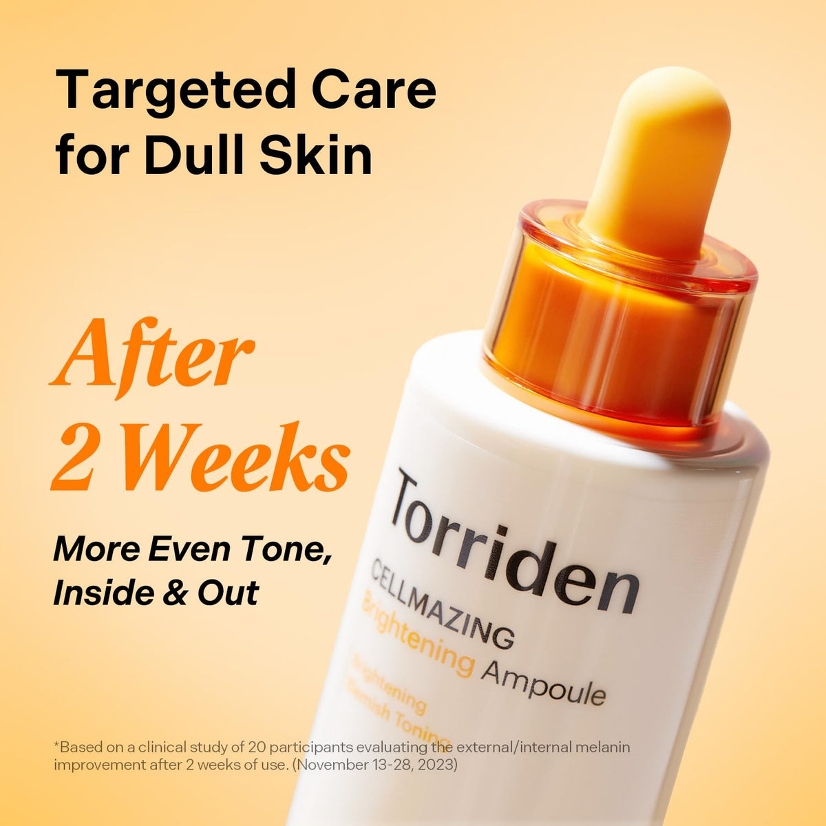 Torriden pump dispensing ampoule, controlled dose for minimal waste