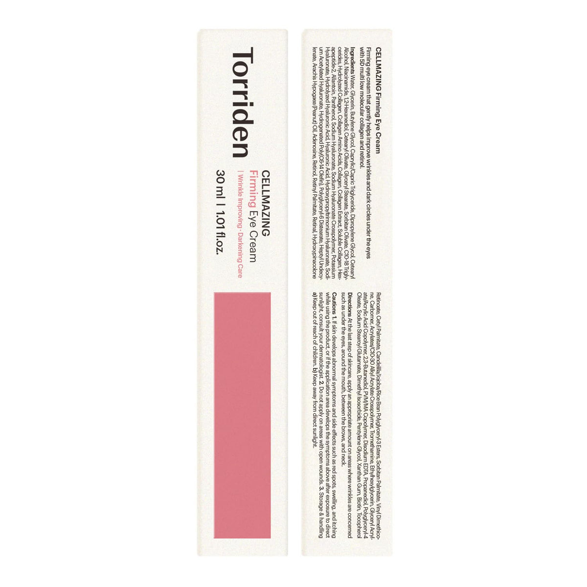 Torriden recyclable packaging detail emphasizing sustainable choice