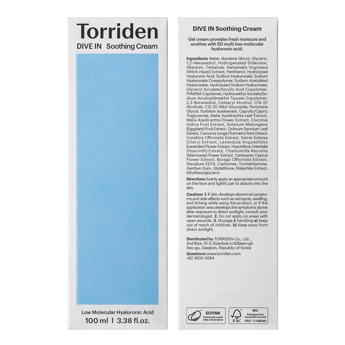 Torriden before-and-after hydration visual emphasizing plumping moisture benefit