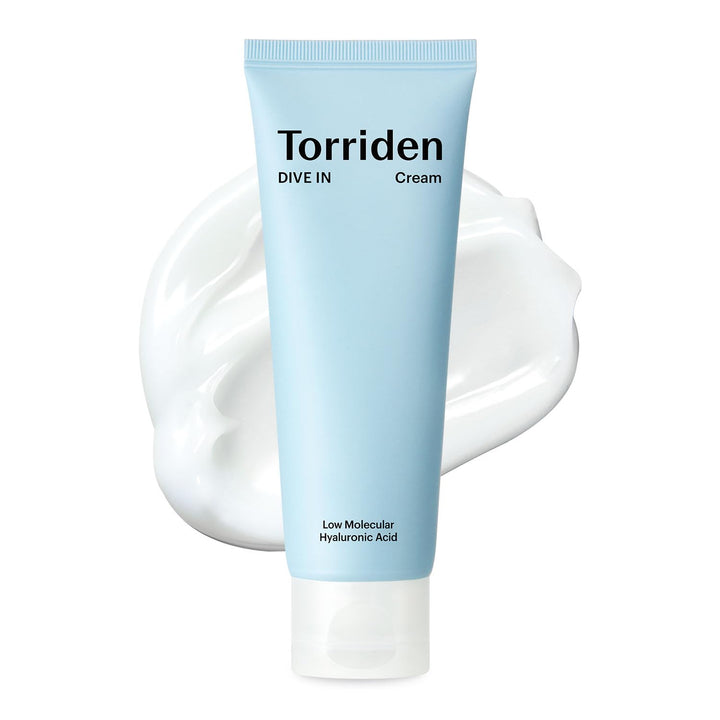 Torriden front pump bottle showing compact design and easy dispensing benefit