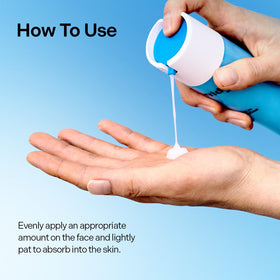 Torriden applied on cheek after absorption showing matte, hydrated finish and comfort