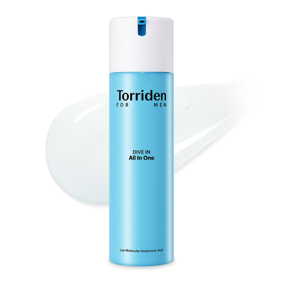 Torriden front packaging showing bottle and branding, clear product identity and convenience