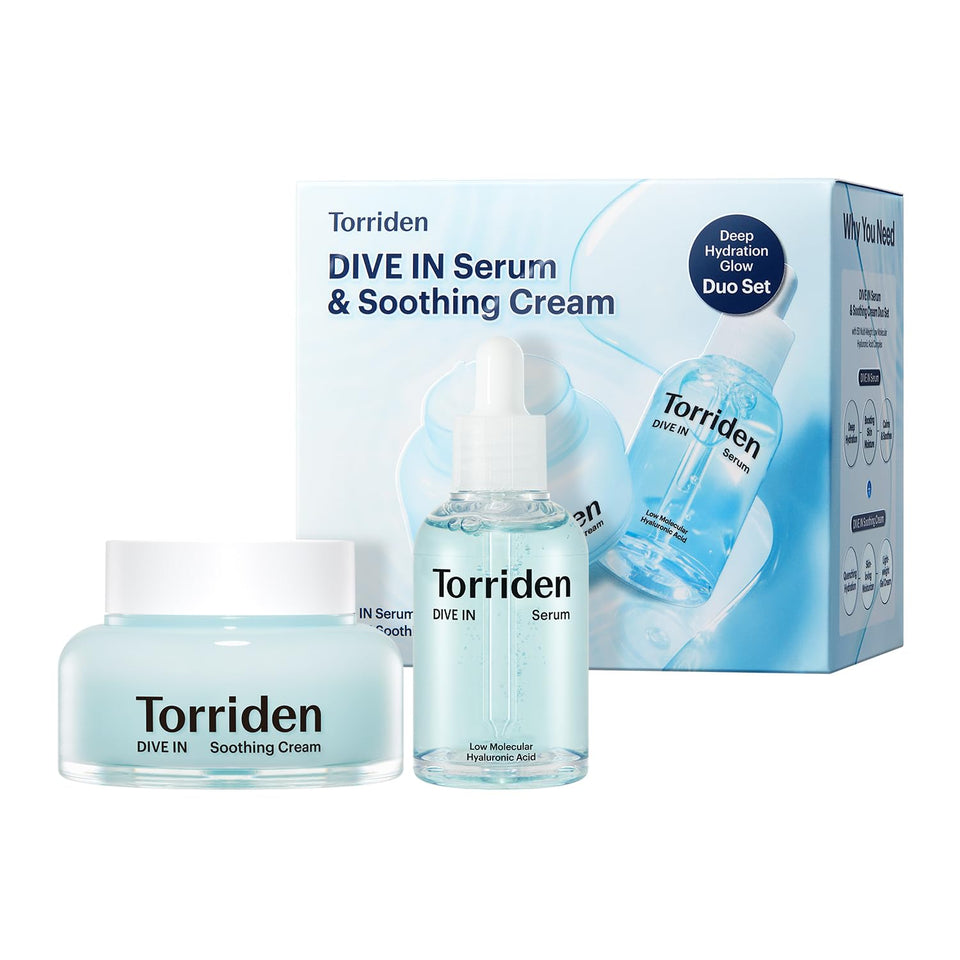 Torriden front packaging showing set and brand clarity for shelf appeal