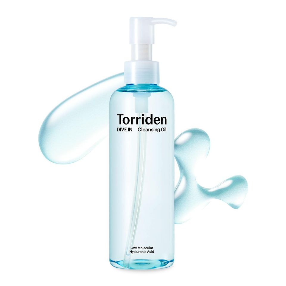 Torriden front packaging showing bottle and cap, highlights product identity and capacity