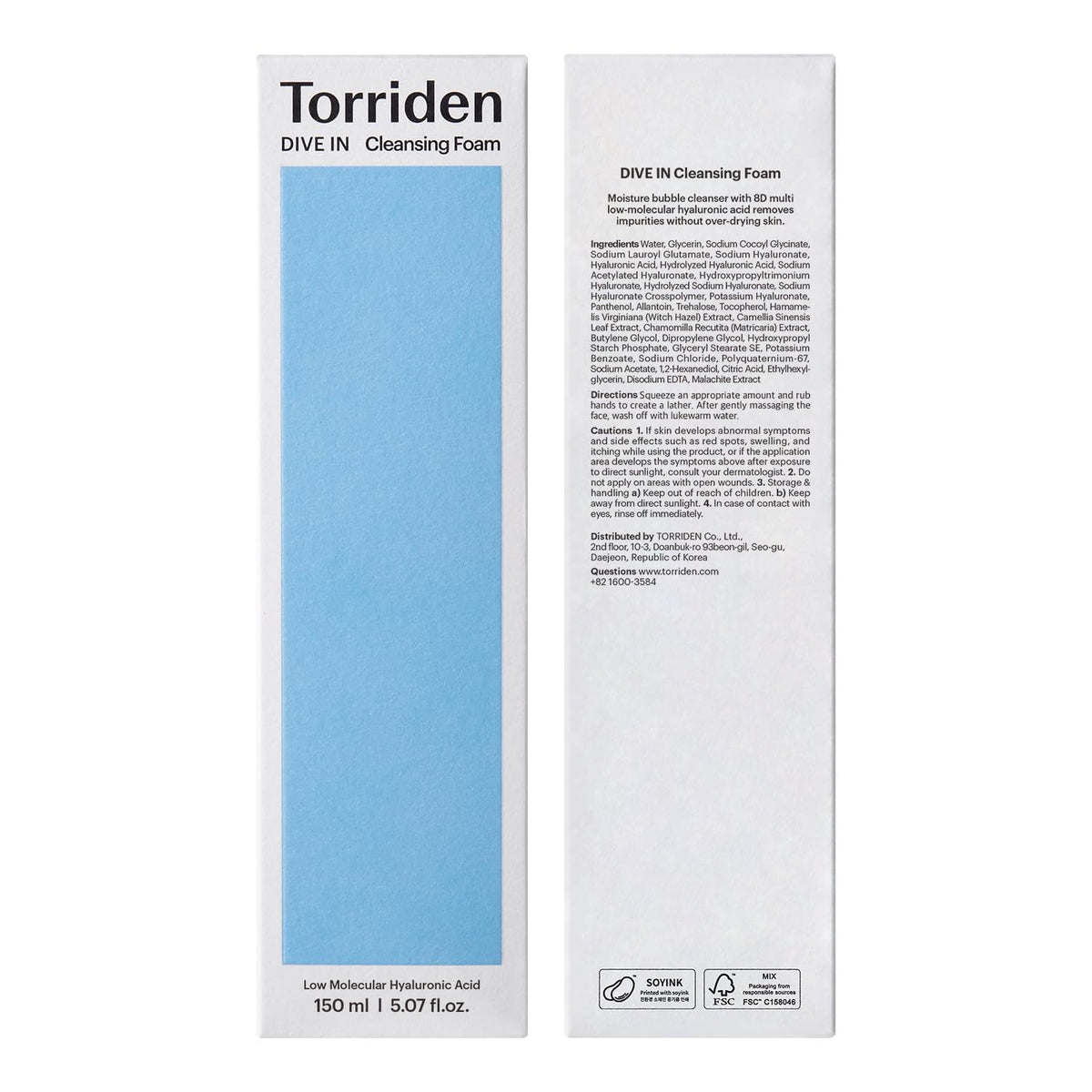 Torriden in morning routine setting showing gentle cleanse before skincare steps