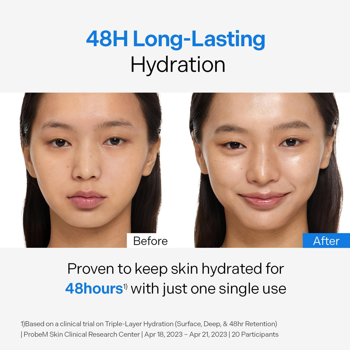 Serum spread on hand demonstrating Torriden smooth non-sticky finish