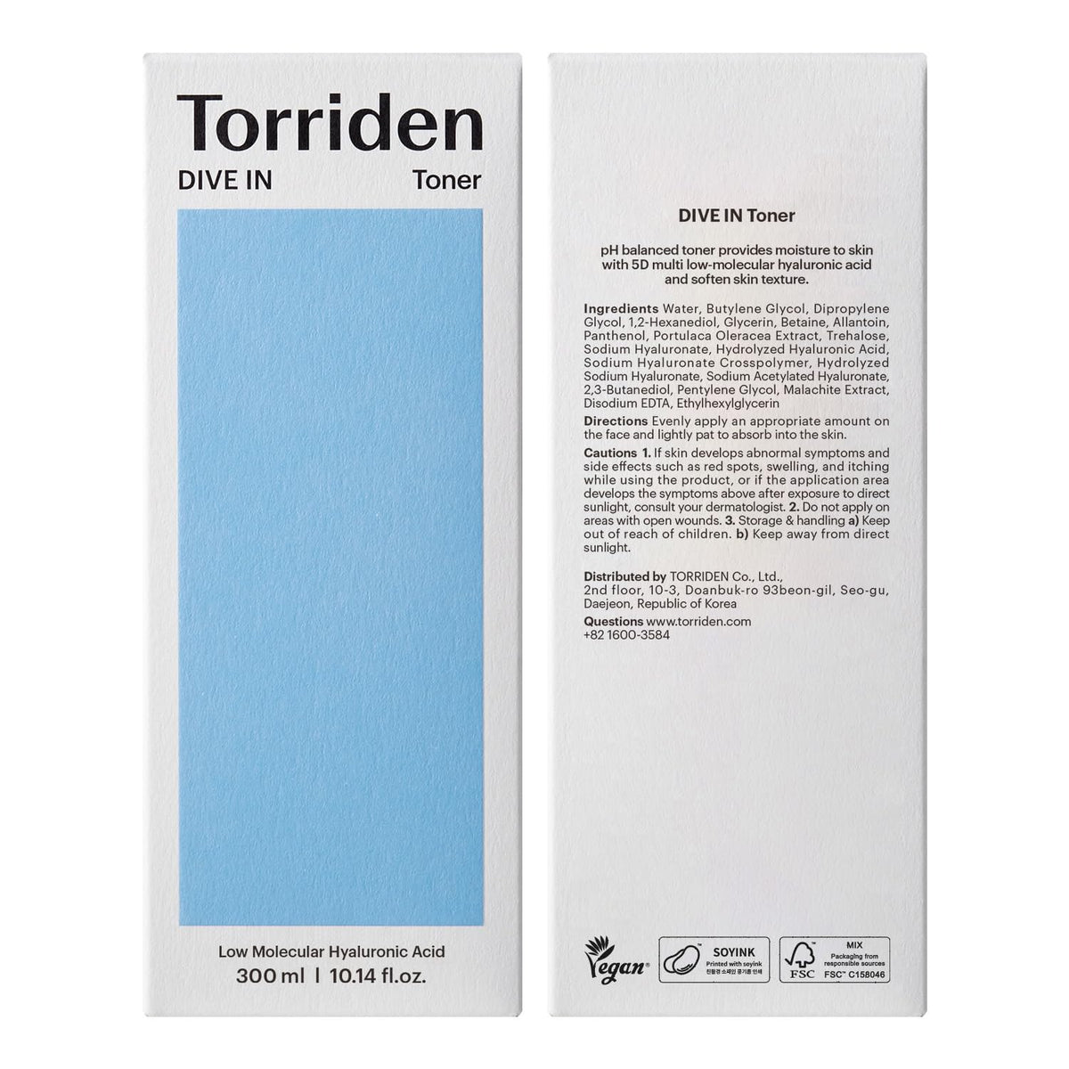 Torriden toner on bathroom shelf in lifestyle scene for daily routine