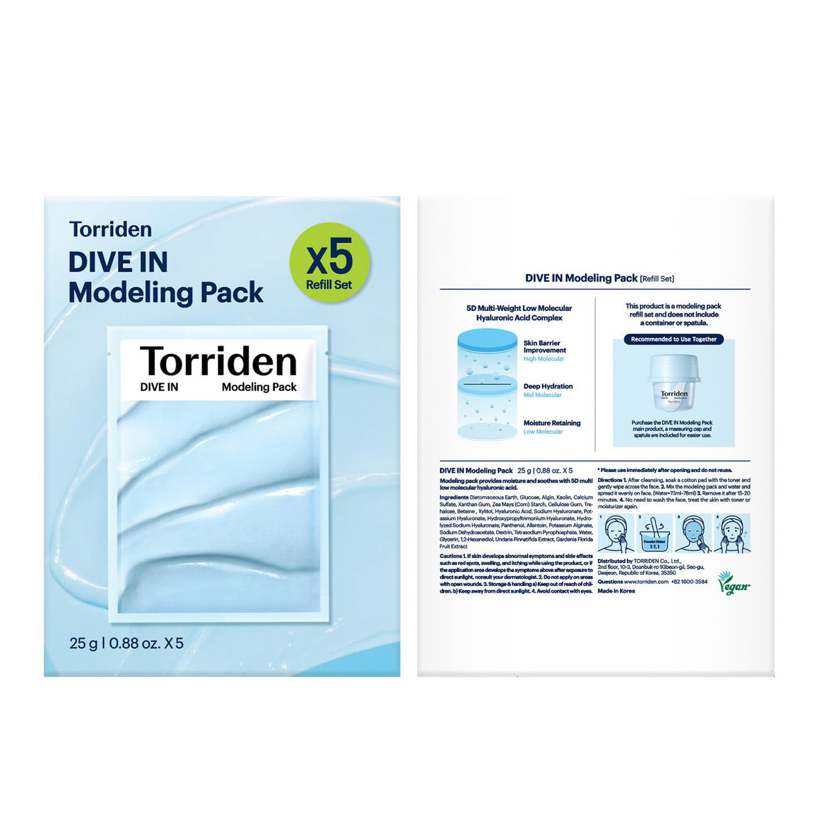 Torriden lifestyle spa setting portraying relaxing at-home treatment