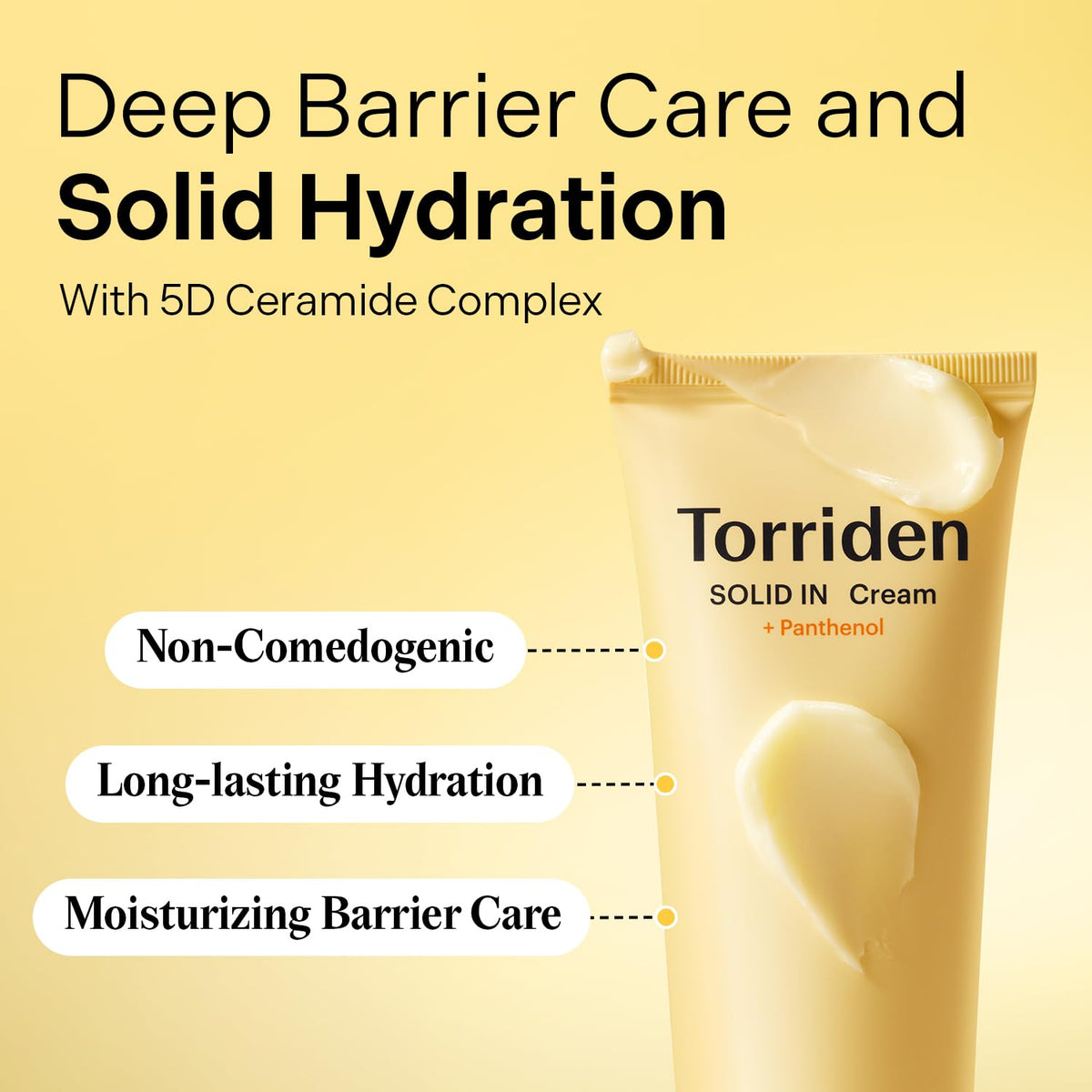 Torriden open jar texture revealing lightweight cream for easy absorption