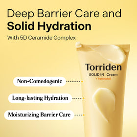 Torriden open jar texture revealing lightweight cream for easy absorption