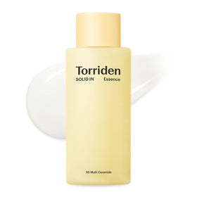 Torriden front packaging showing bottle and clear label for shelf appeal