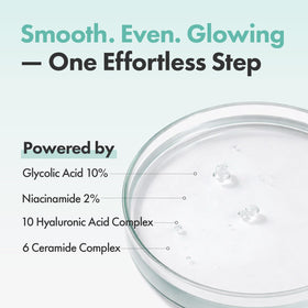 TOSOWOONG serum applied during evening routine demonstrating simple nightly treatment